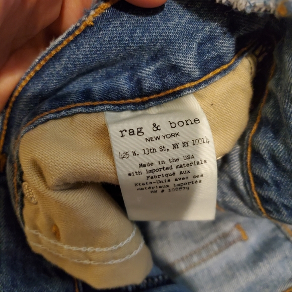 ☀️Rag&Bone Cut off Distressed Shorts Gunner Sz 25 - Picture 7 of 8